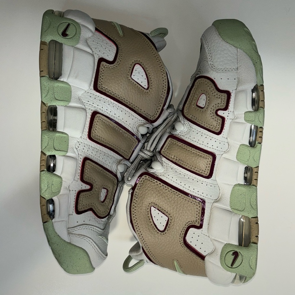Nike Air More Uptempo Tan Mint Green